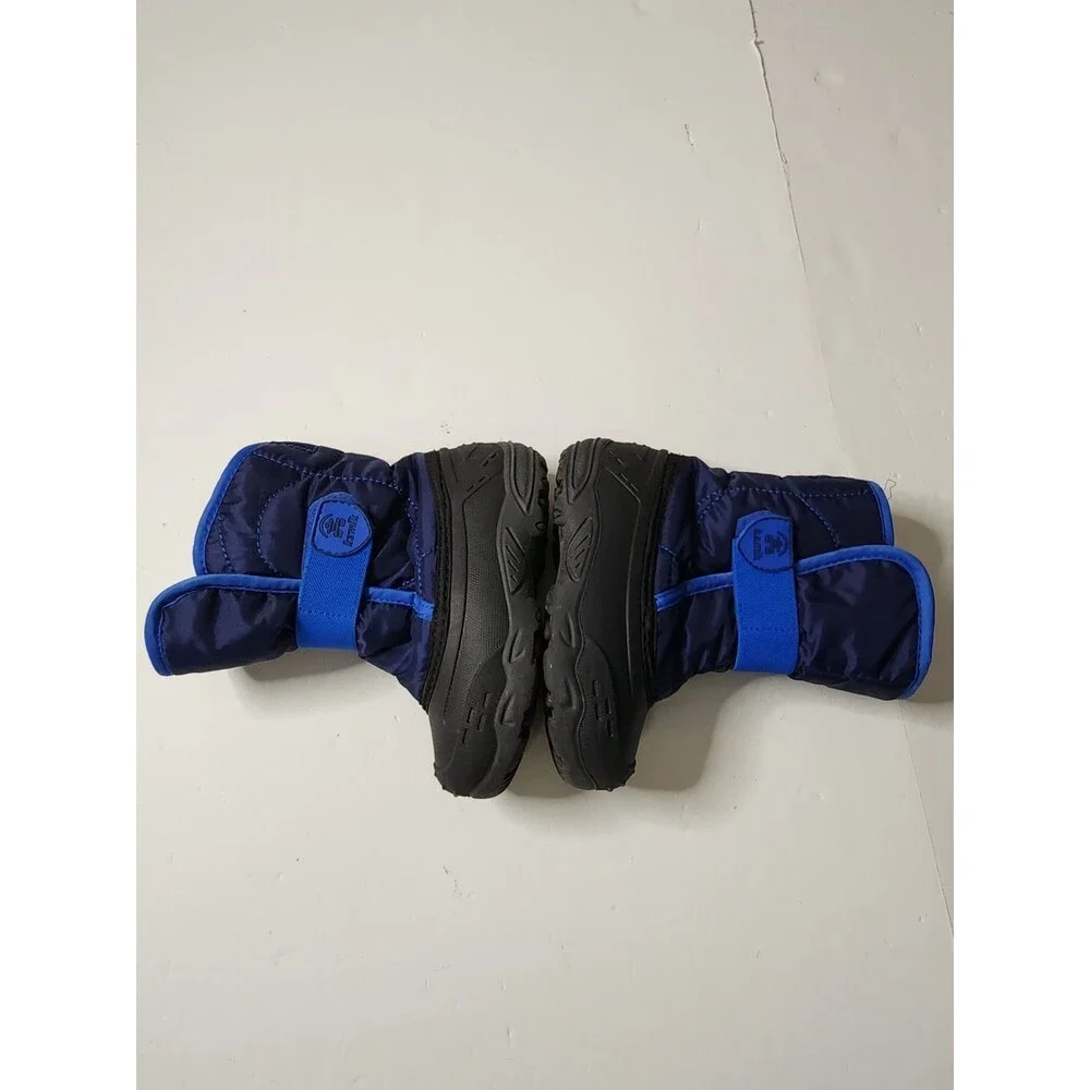 Kamik The Snowbug 5 Winter Boots Boys 10 Navy Blue Winter Snow Sledding Outdoor